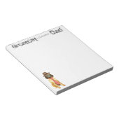 Afghan Hound Vater Notizblock (angewinkelt)