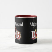 Afghan Hound Vater Tasse (Zentrum)