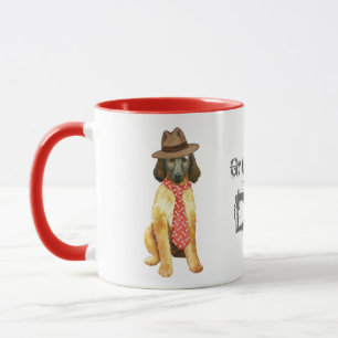 Afghan Hound Vater Tasse