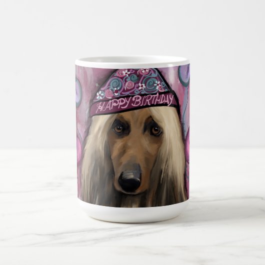 Afghan Hound Verwandlungstasse (Zentrum)