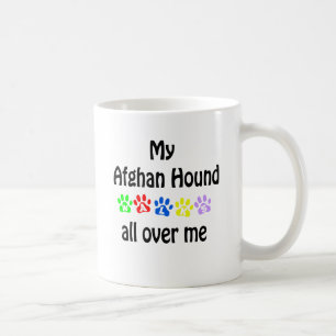 Afghan Hound Walks Design Kaffeetasse