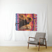 Afghan Hound Wandteppich (Beispiel (Horizontal))