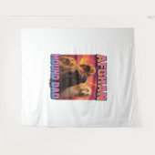 Afghan Hound Wandteppich (Vorderseite (Horizontal))