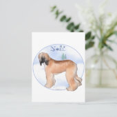 Afghan Hound Weihnachten (Stehend Vorderseite)