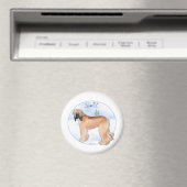 Afghan Hound Weihnachten - Magnet (In Situ (Geschirrspüler))
