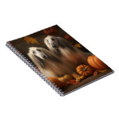 afghan Puppy Autumn Delight Pumpkin Notizblock (Rechte Seite)