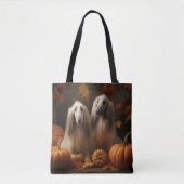 afghan Puppy Autumn Delight Pumpkin Tasche (Vorderseite)