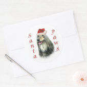 Afghan Santa Paws Sticker (Umschlag)