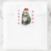 Afghan Santa Paws Sticker (Tasche)