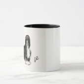 Afghane black&tan tasse (Zentrum)