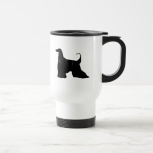 Afghane in der Silhouette Reisebecher