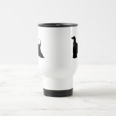 Afghane in der Silhouette Reisebecher (Mittel)