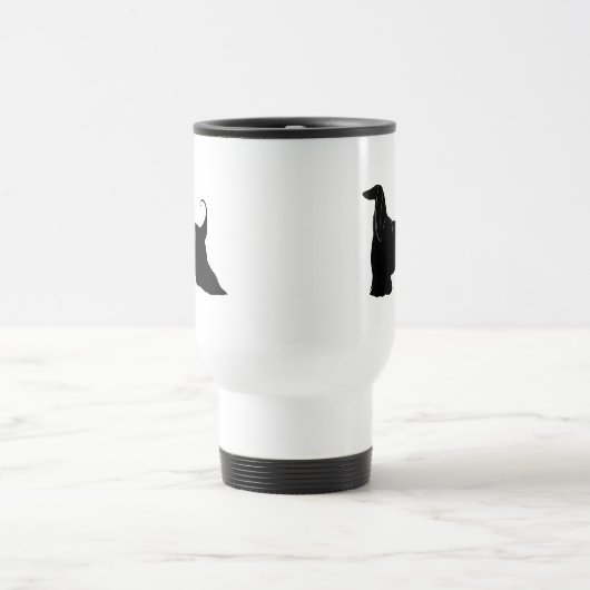 Afghane in der Silhouette Reisebecher (Mittel)