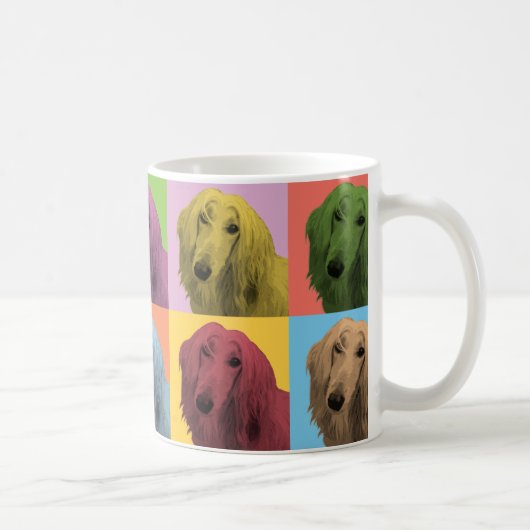 Afghane Pop-Kunst Kaffee-Tasse Kaffeetasse (Rechts)