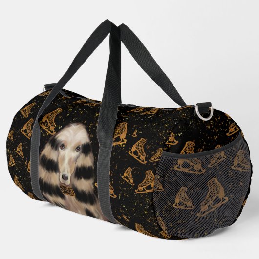 AFGHANEN GOLD  DUFFLE BAG (Rechte Ecke)