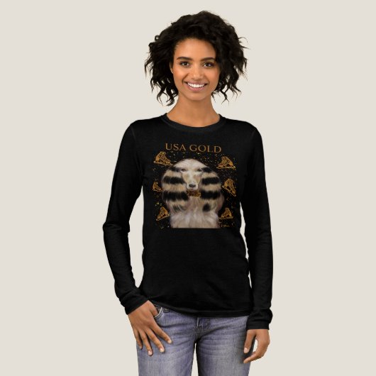 AFGHANEN-RÜDE GOLD Tri-Blend SHIRT (Volle Vorderseite)