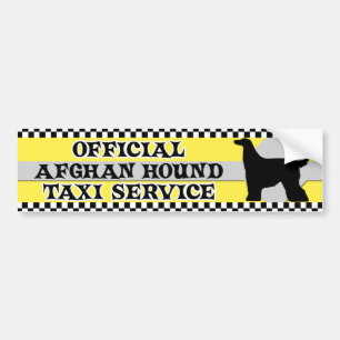 Afghanen-Taxi-Service-Autoaufkleber Autoaufkleber