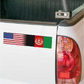 Afghanisch-amerikanische Flagge - US-Flagge Autoaufkleber (Auf Lkw)