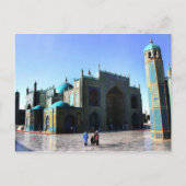 afghanisch-blaue Moschee Postkarte (Vorderseite)