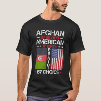 Afghanisch nach Blutamerikaner vom GeburtsPatriot T-Shirt