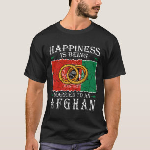Afghanische Ehe Afghanistan Verheiratete Wurzeln i T-Shirt