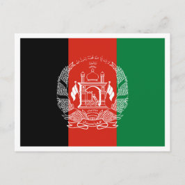 Afghanische Flagge, Flagge Postkarte