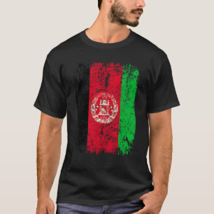 AFGHANISCHE FLAGGE Vintage Afghanistan Flagge AFGH T-Shirt