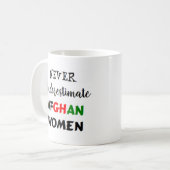 afghanische Frauen Kaffeetasse (Vorderseite Links)