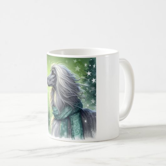 Afghanische Hound-Tasse Kaffeetasse (VorderseiteRechts)