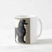 Afghanische Hound-Tasse Kaffeetasse (VorderseiteRechts)