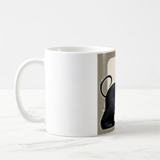 Afghanische Hound-Tasse Kaffeetasse (Links)