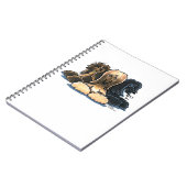 Afghanische Hunde drei gleich Notizblock (Linke Seite)