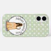 Afghanische Hunde-Mama Afghanische Mama (fawn) Nie Case-Mate iPhone Hülle (Rückseite (Horizontal))