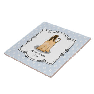 Afghanische Hunde-Mama Afghanische Mama (fawn) Nie Fliese