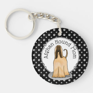 Afghanische Hunde-Mama Afghanische Mama (fawn) Nie Schlüsselanhänger