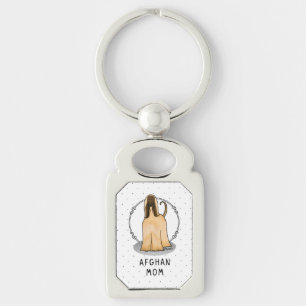 Afghanische Hunde-Mama Afghanische Mama (fawn) Nie Schlüsselanhänger