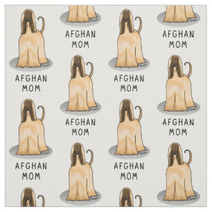 Afghanische Hunde-Mama Afghanische Mama (fawn) Nie Stoff