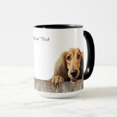 Afghanische Hunde-Tasse Tasse (VorderseiteRechts)