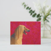 Afghanische Hundekarten und geografische Angaben Postkarte (Stehend Vorderseite)