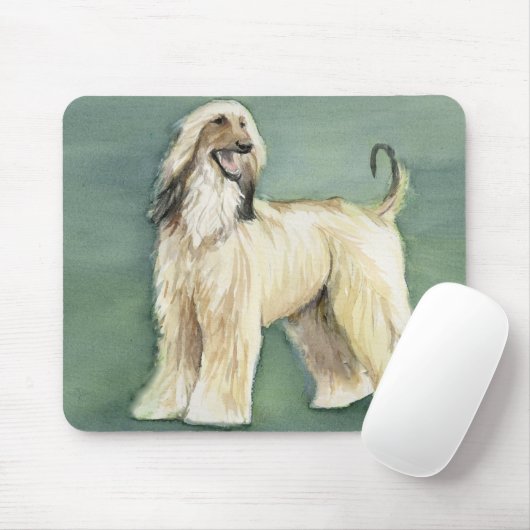 Afghanische Jagdhund-Kunst-Mausunterlage Mousepad (Mit Mouse)