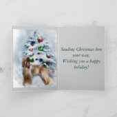 Afghanische Weihnachtsgeschenke Feiertagskarte (Innenseite)