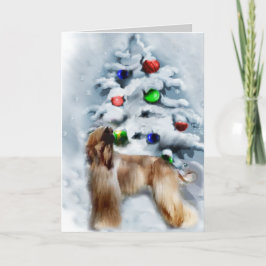 Afghanische Weihnachtsgeschenke Feiertagskarte