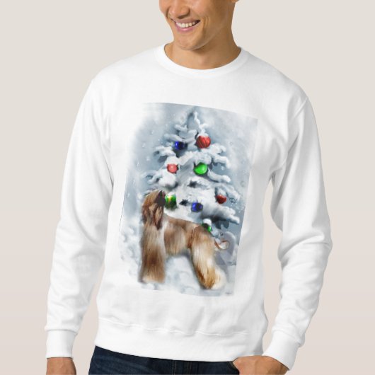 Afghanische Weihnachtsgeschenke Sweatshirt (Vorderseite)