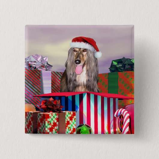Afghanische Weihnachtsüberraschung Button (Vorderseite)