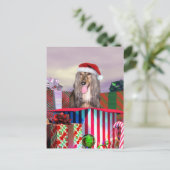 Afghanische Weihnachtsüberraschung Feiertagspostkarte (Stehend Vorderseite)