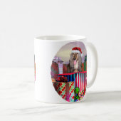 Afghanische Weihnachtsüberraschung Kaffeetasse (VorderseiteRechts)