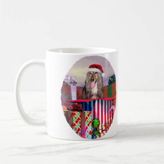 Afghanische Weihnachtsüberraschung Kaffeetasse (Links)