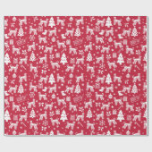 Afghanische Weihnachtszeit Geschenkpapier (Flach)