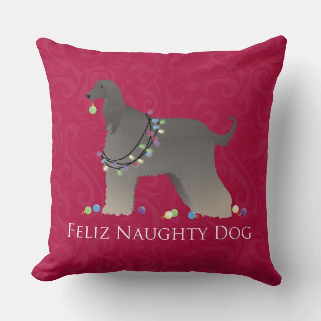 Afghanische Weihnachtszeit Kissen (Vorderseite)