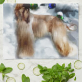 Afghanische Weihnachtszeit Küchentuch (Gefaltet)